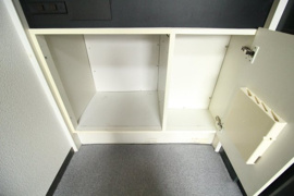 コンパクトなキッチンで掃除もラクラク