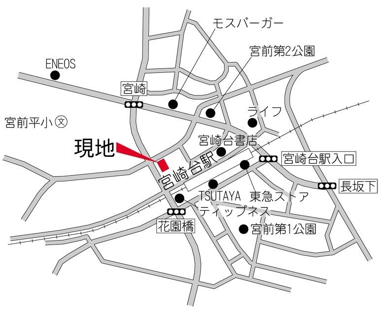 BLESS宮崎台(ブレス宮崎台)の地図