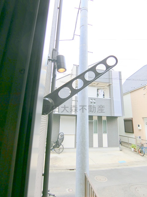 多摩川の甘風つむぐ青空のココルの設備|物干し金具