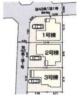【仲介手数料無料】狭山市北入曽全３棟２号棟　狭山市の不動産なら西武ハウジングの区画図