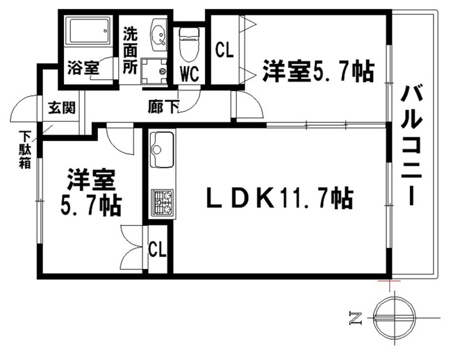 【間取り】 | 瑞光ハイツ