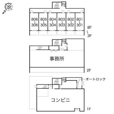 【ロビー】 | レオパレスＲＥＺＯＮ中百舌鳥