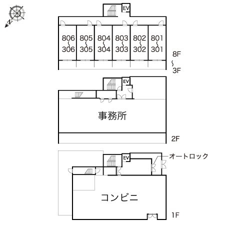 【ロビー】 | レオパレスＲＥＺＯＮ中百舌鳥