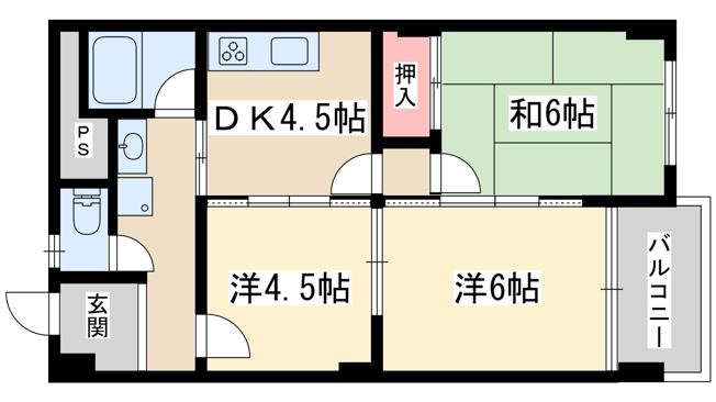【間取り】 | 新大阪末広第一ハイツ