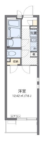クレイノドエル　大久保Ａの間取り|代表的な間取のため実際の間取とは異なる場合があります