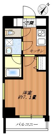 横浜市南区睦町１丁目の賃貸マンションの間取り