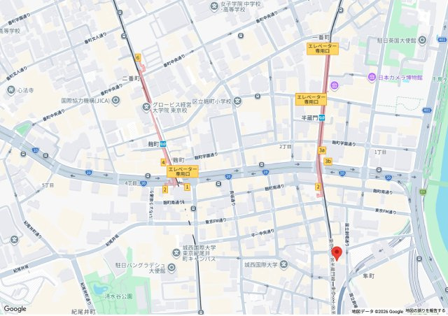 隼町ＭＴビルの地図
