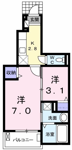 【間取り】 | リバーヴィレッジⅠ