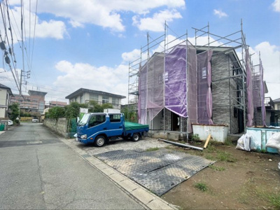 【前面道路含む現地写真】 | 前橋市上新田町　新築住宅