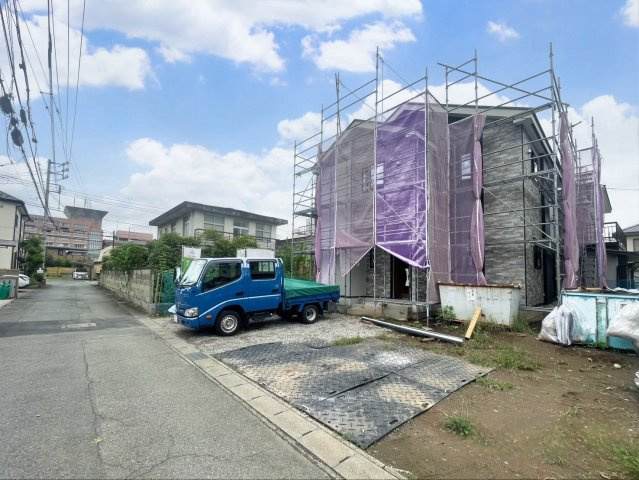 【前面道路含む現地写真】 | 前橋市上新田町　新築住宅