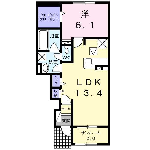 アルカンシエルの間取り