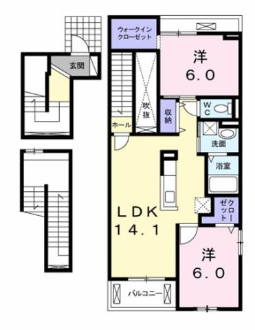 レルム・ダイキの間取り