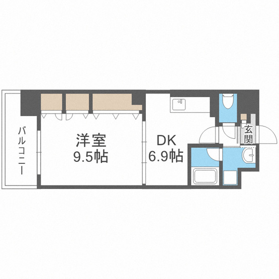 【間取り】 | レジディア城北公園通