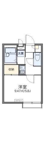 レオパレスニュー栄の間取り|代表的な間取のため実際の間取とは異なる場合があります