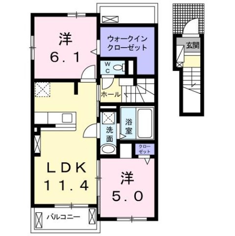 ラ・ネージュの間取り