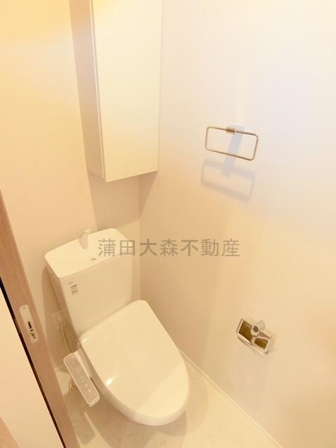 プルナス蒲田のトイレ|温水洗浄便座付きのトイレ