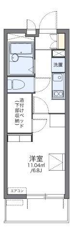 レオパレスＣｒｅｓｃｅｎｔの間取り