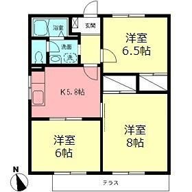 【間取り】 | メイプルハイツA
