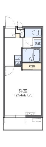 レオパレスアリビオ荒子の間取り
