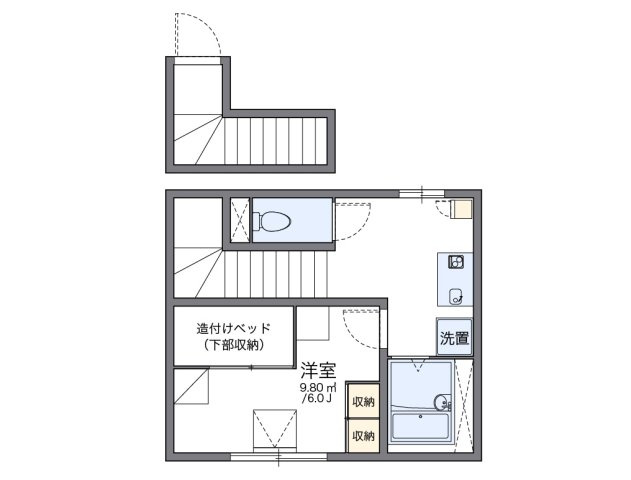 レオパレス北内の間取り