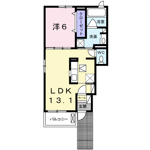 プルマージュⅠの間取り