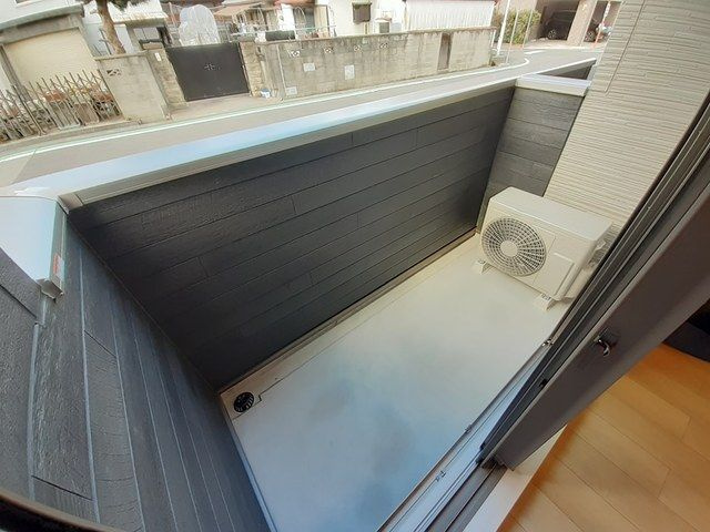 プラシード武庫町のバルコニー