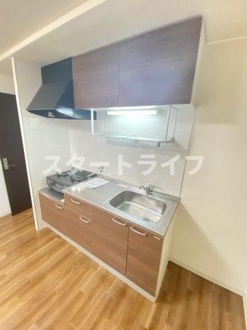 大阪市淀川区木川西１丁目の賃貸マンションのキッチン