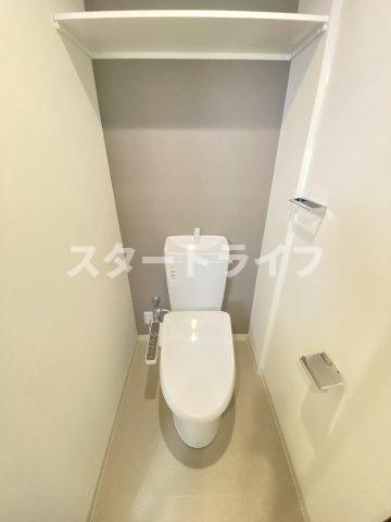 大阪市淀川区木川西１丁目の賃貸マンションのトイレ
