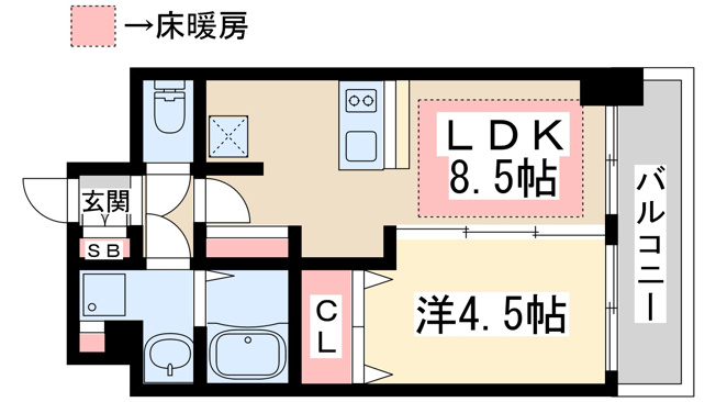 【間取り】 | プレサンス新大阪ザシティ