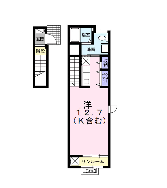 アビタシオン柳戸東の間取り