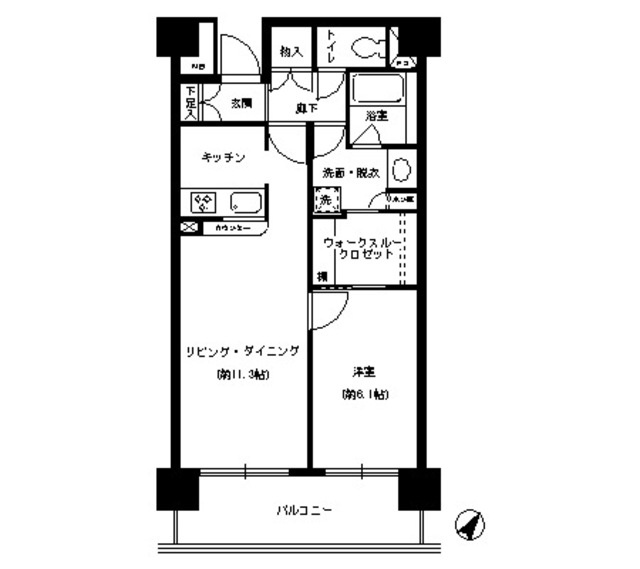イルジェールヴィラの間取り