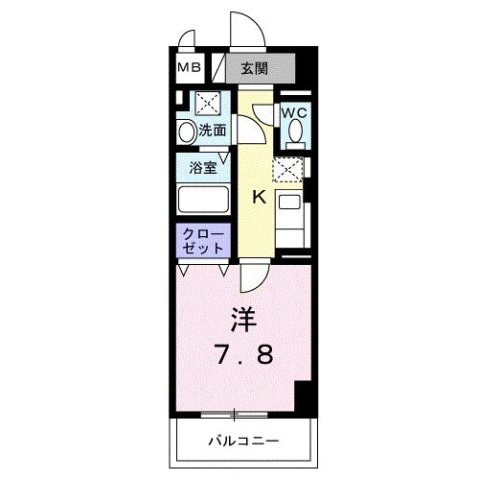 サンライズ　江平中町の間取り