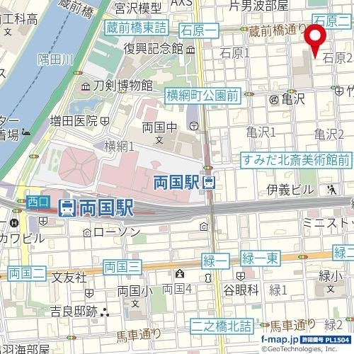 プレステート両国の地図