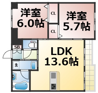【間取り】 | Dios城東　仲介手数料無料