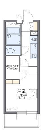 レオパレス米米の間取り