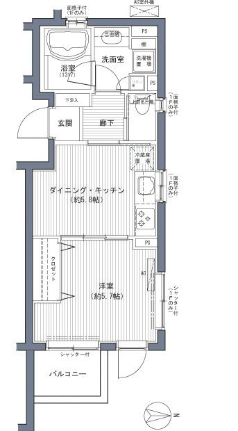 フェリアル豪徳寺の間取り