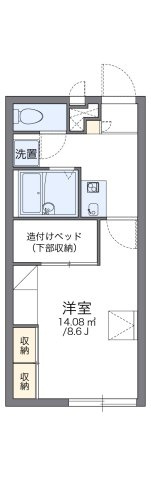 レオパレス虹の間取り