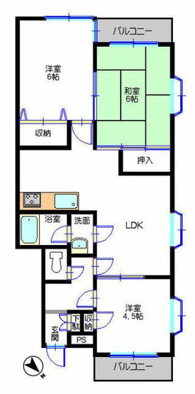 【間取り】 | 第７ＹＳハイツ