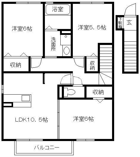 ヴァンベールの間取り