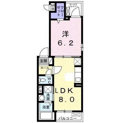 サニークレメント天王台の間取り