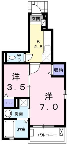 【間取り】 | ラフレシールⅢ