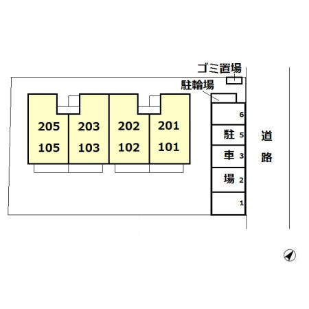 パークハウスの区画図