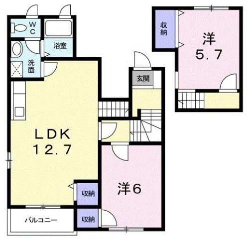 メゾン花水木の間取り