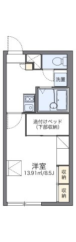 レオパレスＳＫ８の間取り