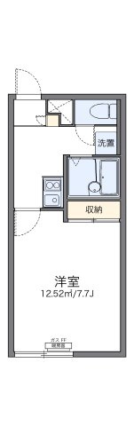 レオパレスライズ３２３の間取り