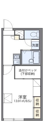 レオパレスたんぽぽの間取り