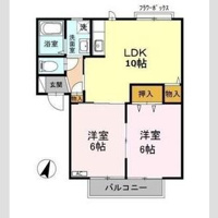【間取り】 | スリーパブリック B | お部屋の間取りです。