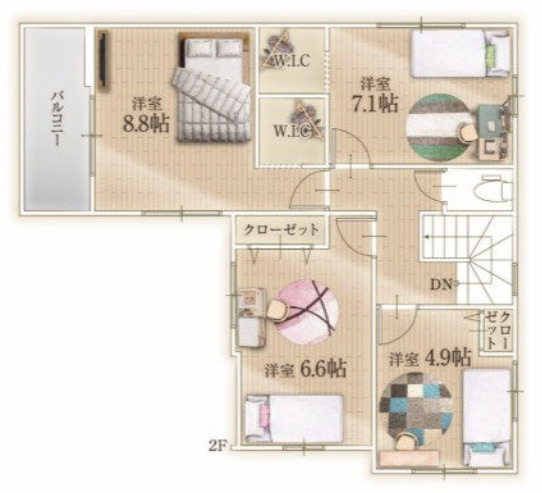 【仲介手数料無料】狭山市　水野２６期　全１棟　狭山市の不動産なら西武ハウジングの間取り