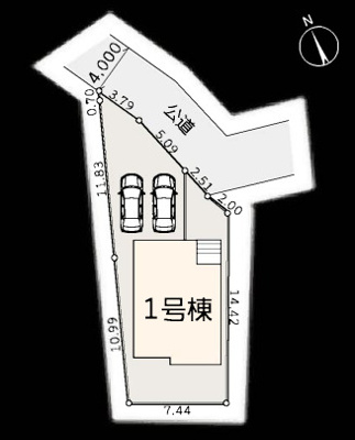 【区画図】 | 伊勢原市岡崎　限定1棟　新築住宅
