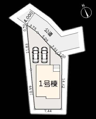 【区画図】 | 伊勢原市岡崎　限定1棟　新築住宅